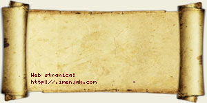 Jovana Đinđić vizit kartica